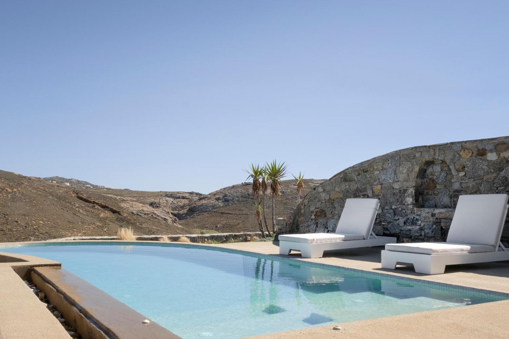 Mykonos Residence Villas & Suites Merchia Beach Eksteriør billede