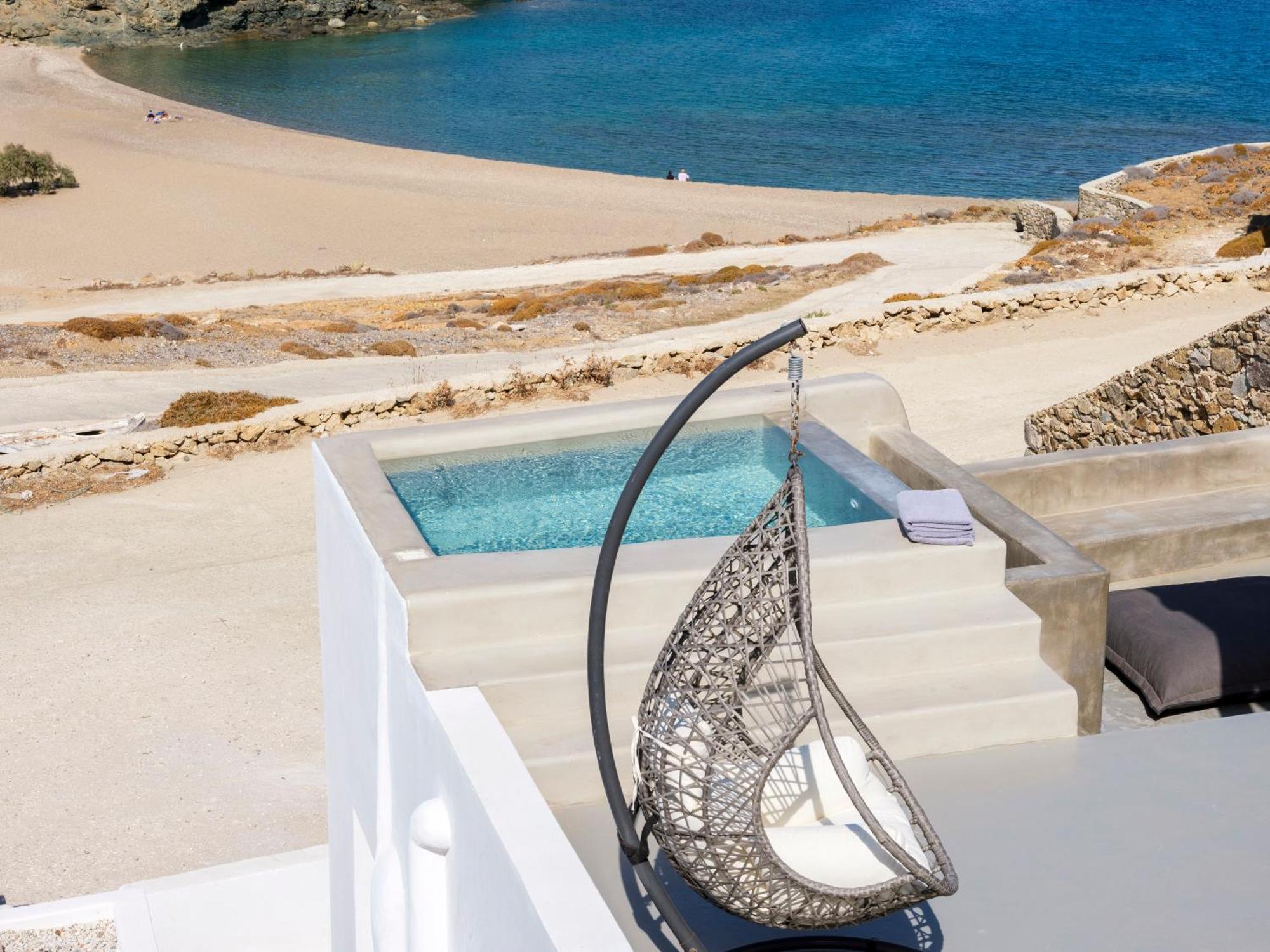Mykonos Residence Villas & Suites Merchia Beach Eksteriør billede