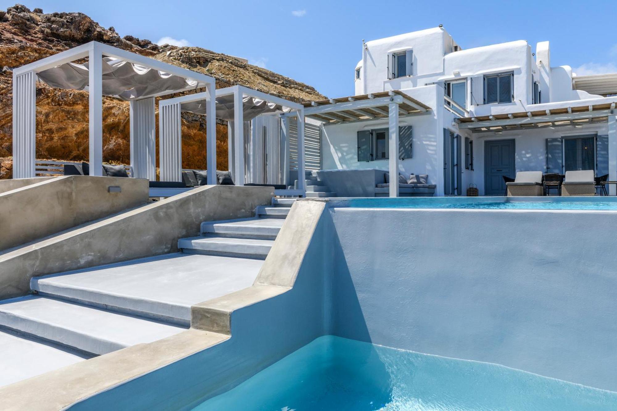Mykonos Residence Villas & Suites Merchia Beach Eksteriør billede