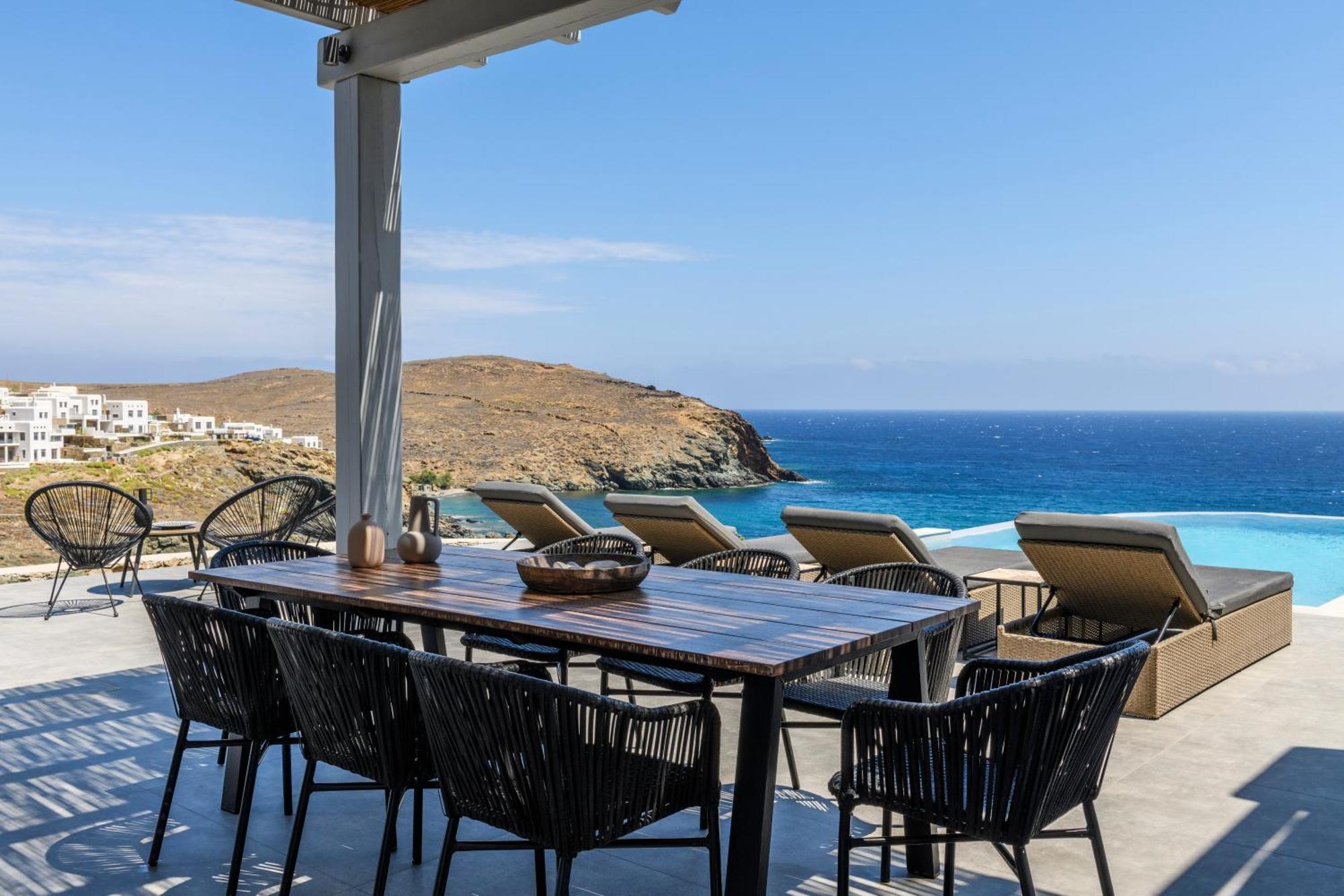Mykonos Residence Villas & Suites Merchia Beach Eksteriør billede