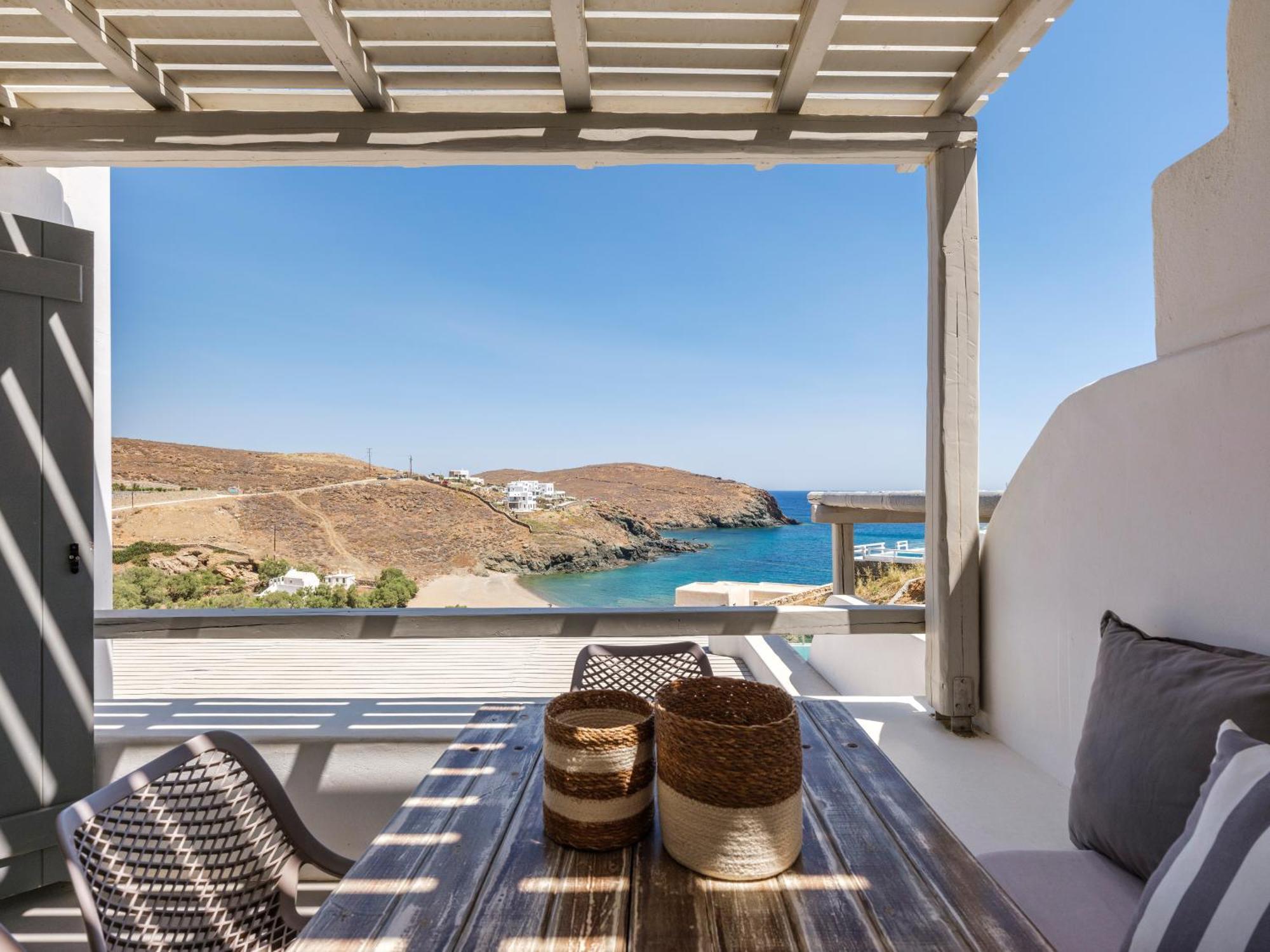Mykonos Residence Villas & Suites Merchia Beach Eksteriør billede