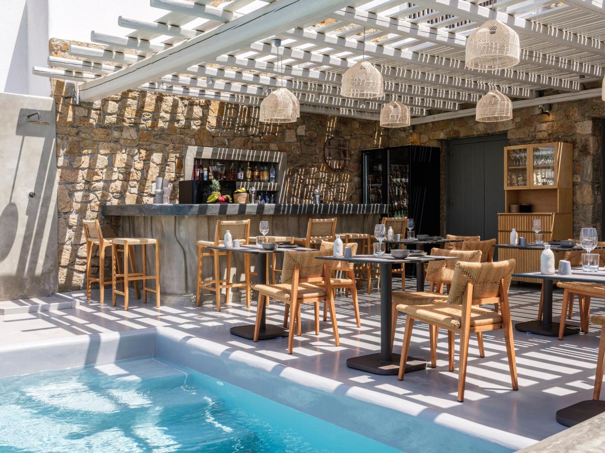 Mykonos Residence Villas & Suites Merchia Beach Eksteriør billede