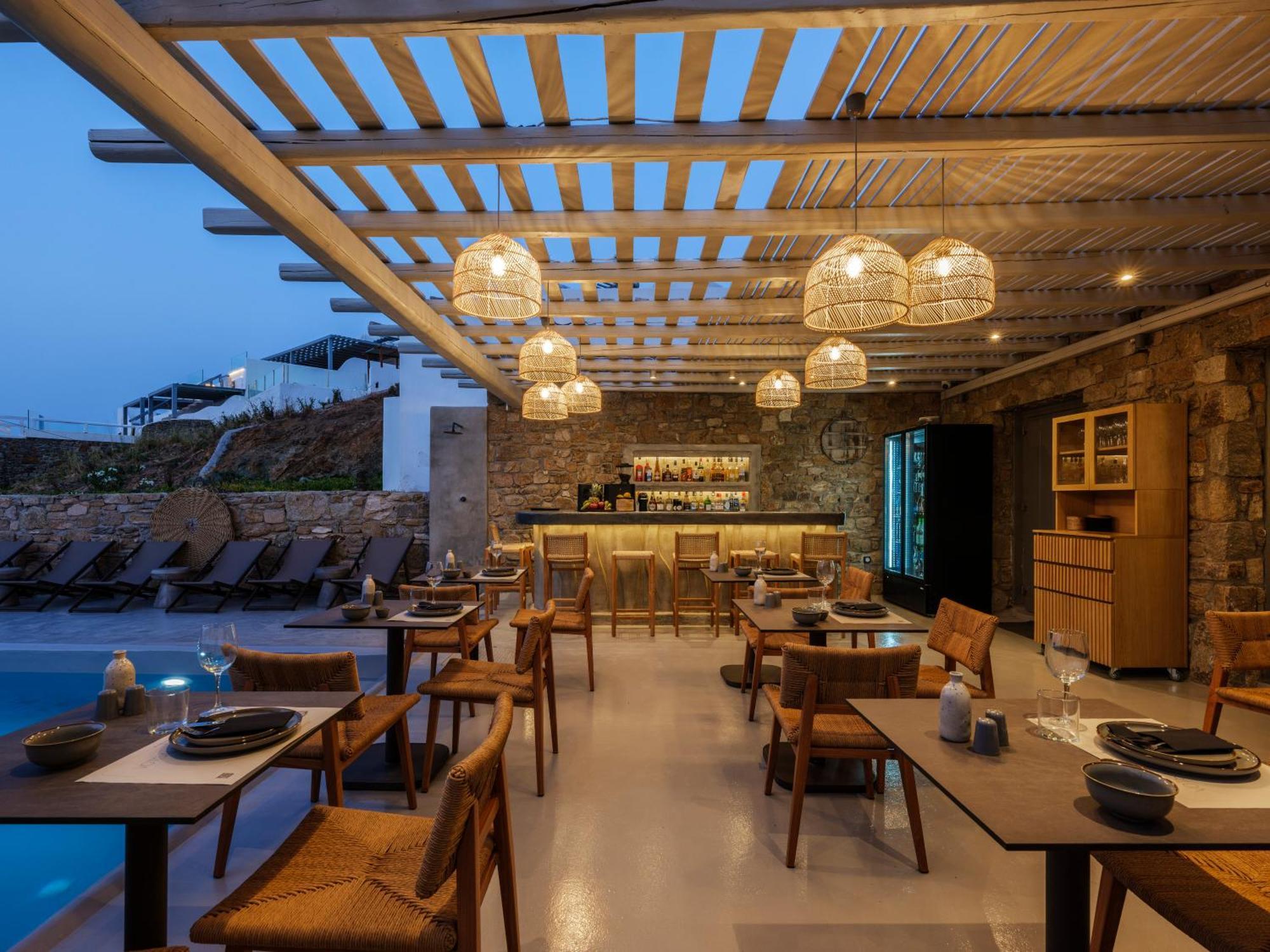 Mykonos Residence Villas & Suites Merchia Beach Eksteriør billede